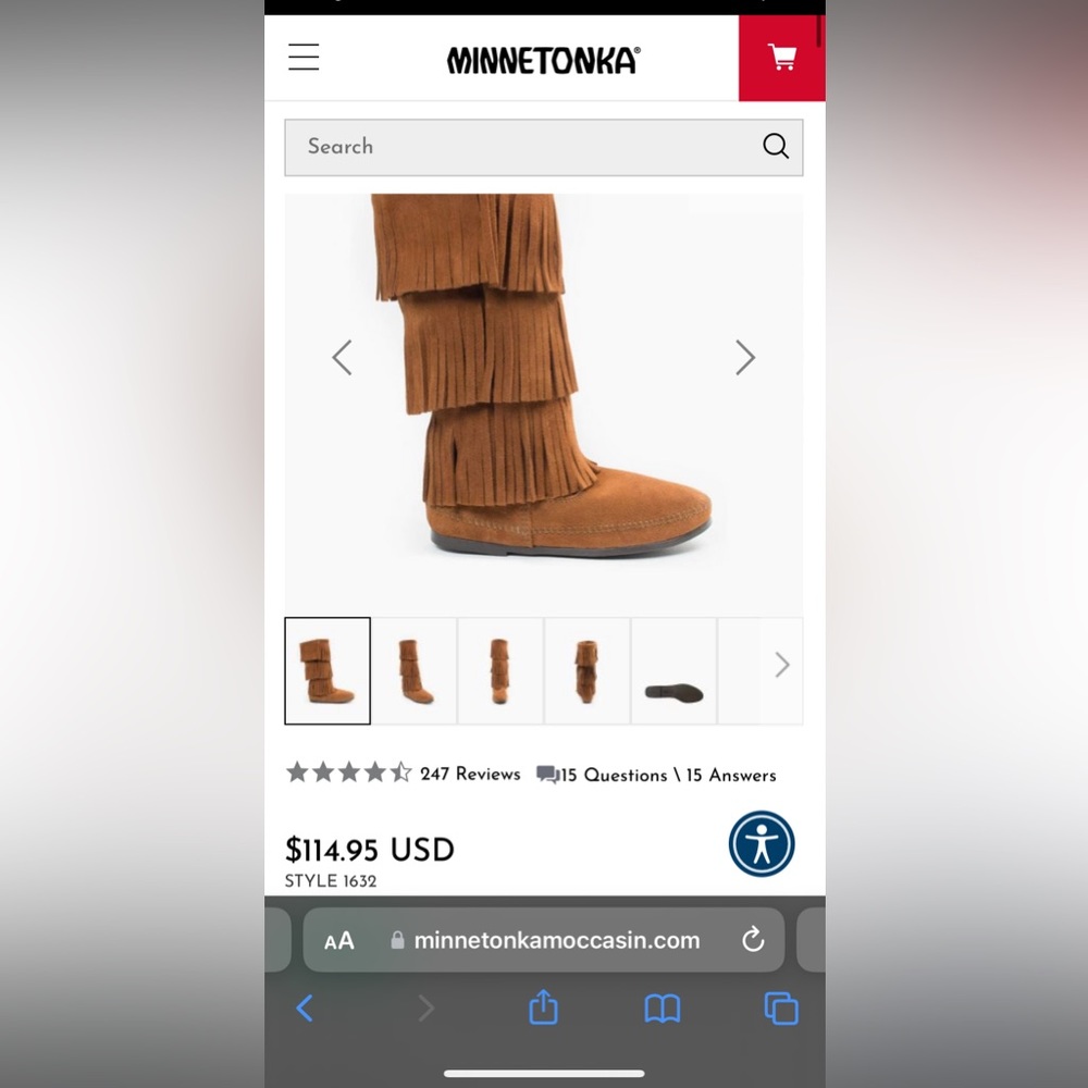 Minnetonka 3-Layer Fringe Boot - image 5